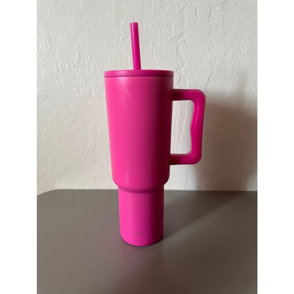 Neon pink Simple Modern 40 oz tumbler